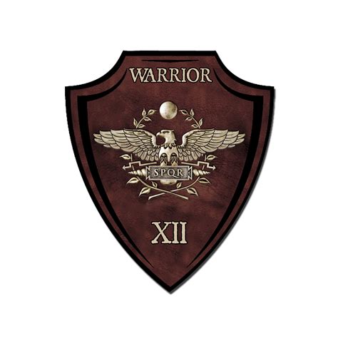 Spqr Roman Crest Decal Warrior 12