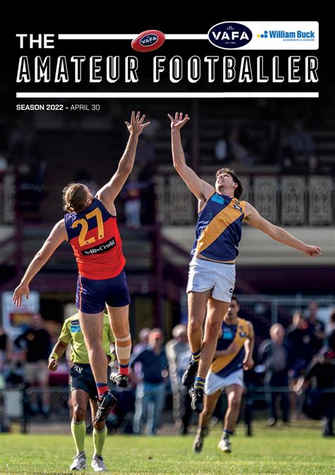 the amateur footballer 2022 round 4 by vafa media issuu