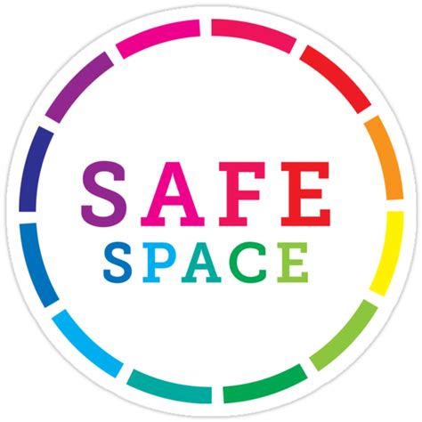 Safe Space Stickers By Tigerproofrock Redbubble