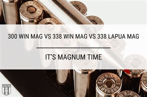 300 Win Mag Vs 338 Win Mag Vs 338 Lapua Mag By