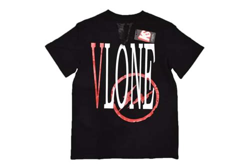Buy Vlone X Fragment Og Logo Red V Tee Black Online In Australia Kickstw