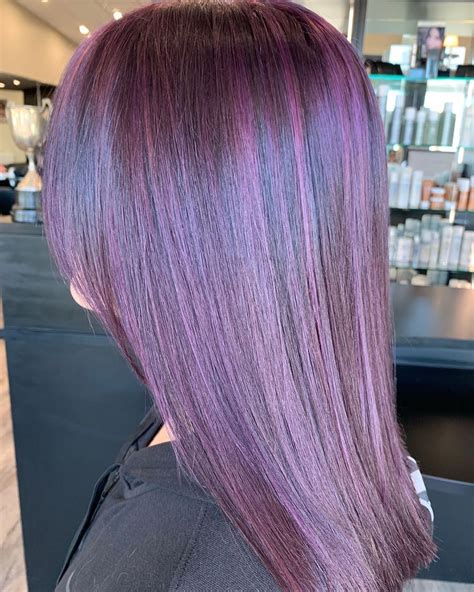 Chocolate Lilac Hair Is A Mix Of Floral Purple And Deep Brown Creating