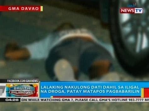 bp lalaking nakulong dati dahil sa iligal na droga patay matapos pagbabarilin sa davao city