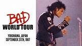 Michael Jackson | Bad Tour live in Yokohama, Japan (September 25th ...