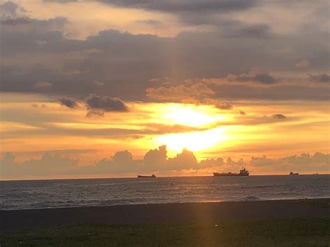 Watching The Sunset In Kaohsiung Yesterday Rtaiwan