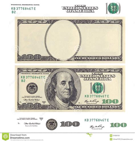 100 Dollar Bill Printable