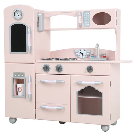 The fresh fruit set can also encourage healthy eating habits through role play. Teamson Kids Wooden Play Kitchen Set - Play Kitchens at ...