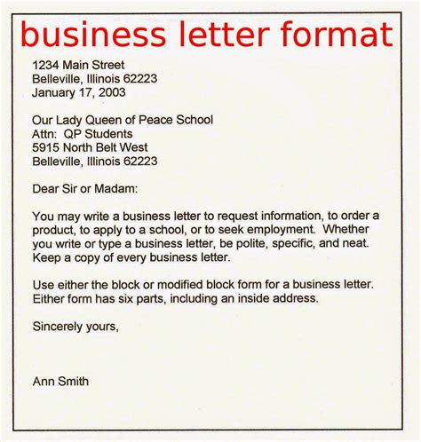 april  samples business letters