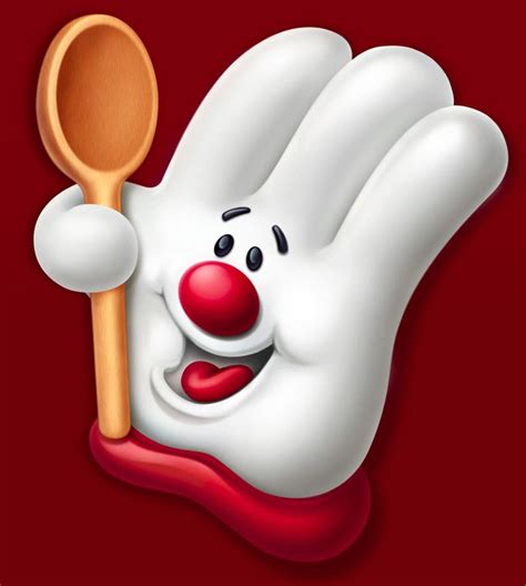 Myths And Legends Of The Greater Food Gods And Mascots Hamburger Helper Hand