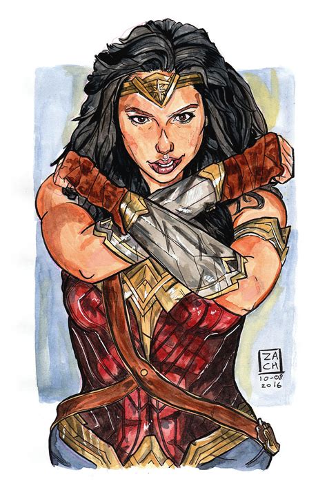 Wonder Woman By Zachbobbob On Deviantart