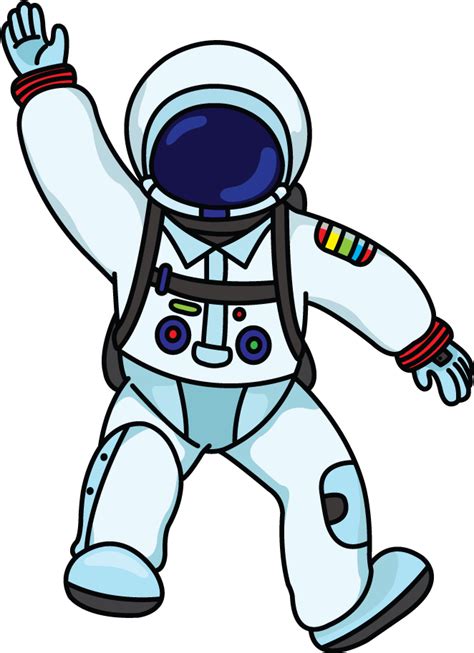 Drawing Area Astronaut - Astronaut Drawing Easy , Transparent Cartoon - Jing.fm