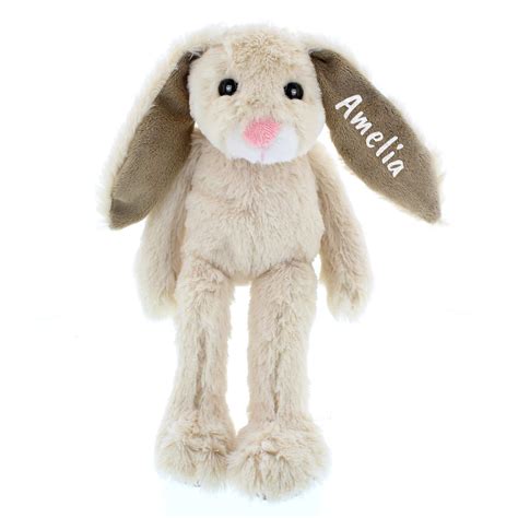 Personalised Bunny Rabbit Soft Toy The Little Lavender Tree