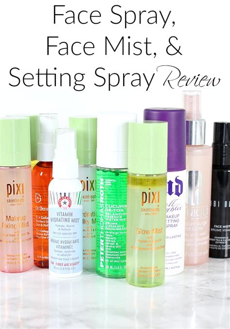 Face Spray Face Mist And Setting Spray Review Pixi First Aid Beauty