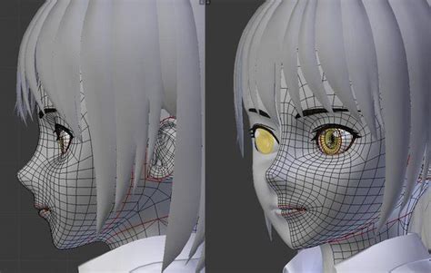 Photos And Videos By れお＝ぱるど Leopardc1 Face Topology 3d Model