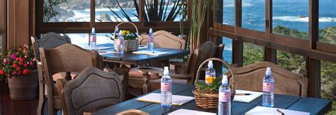 Can't get through the morning without your coffee and bagel? Carmel Highlands Hotels | Meetings | Tickle Pink Inn