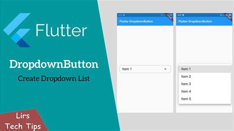 How To Create Dropdown Button In Flutter Dropdown Lists In Flutter Vrogue