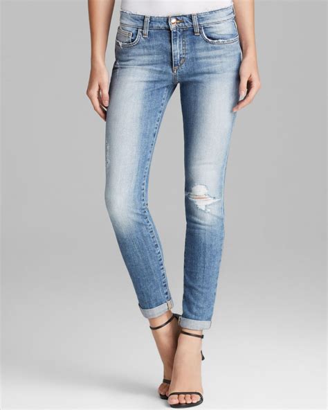 Joe S Jeans Rolled Skinny Ankle In Cooper In Blue Cooper Lyst