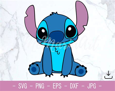 Stitch Svg File For Cricut Lilo And Stitch Svg Dxf Eps Etsy