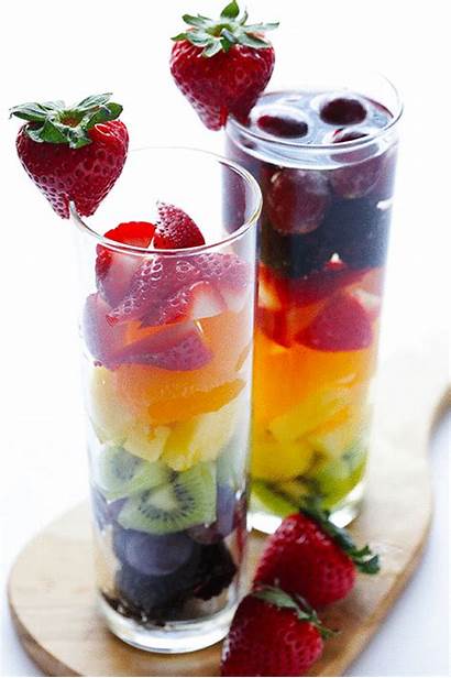 Sangria Rainbow Fruit Adult Drinks Gimmesomeoven Vegan