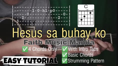 Hesus Sa Buhay Ko Faith Music Manila Guitar Chordsriffs Tutorial