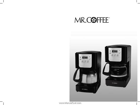 Mr Coffee Jwx27 Npa User Manual
