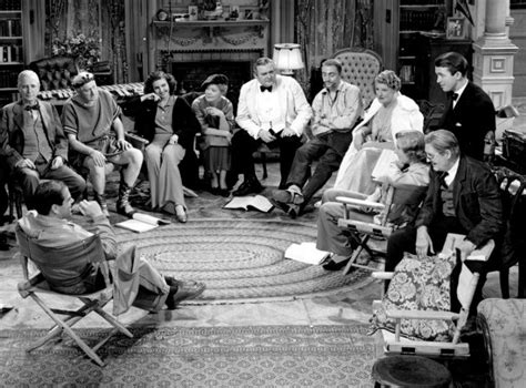 Frank Capra With The Cast On The Set Of You Cant Take It With You 1938 Old Movies Frank