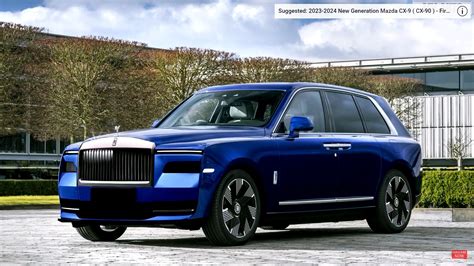 Informal 2024 Rolls Royce Cullinan Refresh Adopts Spectre Design Looks