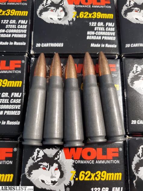 ARMSLIST - For Sale: Wolf 7.62 x 39mm 7.62x39 AK47 Ammo ...