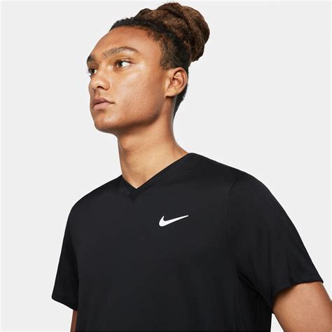 Nike Dri Fit Victory Mens Tennis Top Short Sleeve Performance T
