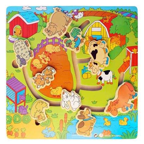 Jual Maze Puzzle Happy Farm Permainan Mencari Jalan Mainan Edukasi