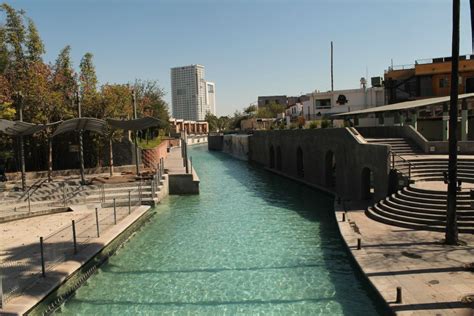 Saint Lucy´s River On Monterrey City Monterrey Nuevo Leon