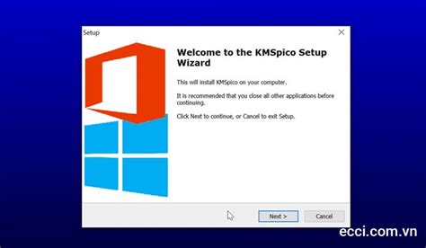 Tải KMSPico Crack nhanh mọi phiên bản Windows và MS Office ECCI