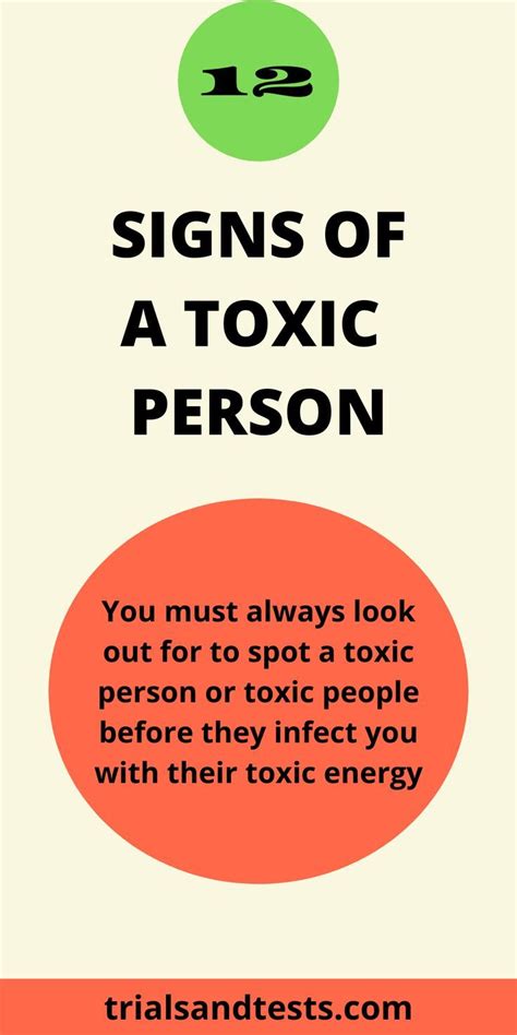 12 Toxic People Signs For Identifying Toxic People Trialsandtests In