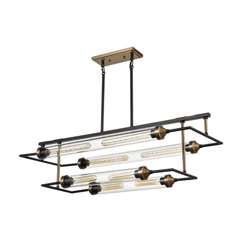 ELK Home D4336 North By North East 8 Light Linear Chandelier In Oil