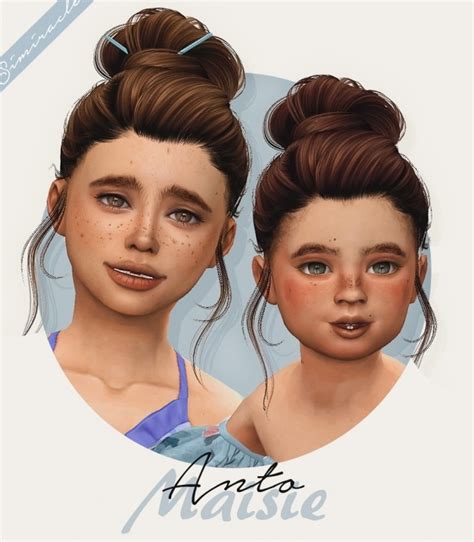 Anto Maisie Hair Conversion At Simiracle Sims 4 Updates