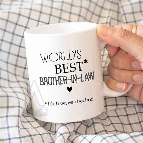 ts for brother in law ts for in laws world s best brother in law coffee mug birthday