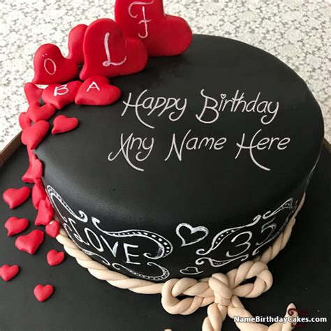Birthday Cakes With Names On Them