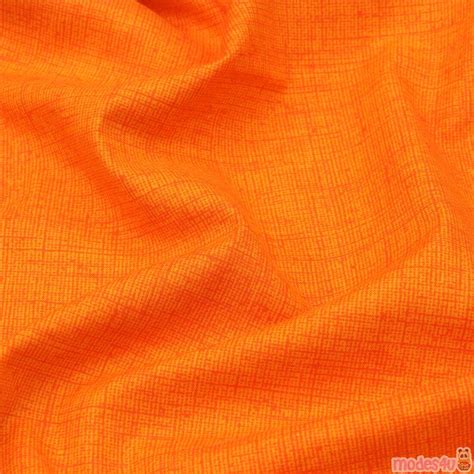 Tissu Timeless Treasures Orange Avec Des Petits Quadrillages Fabric By