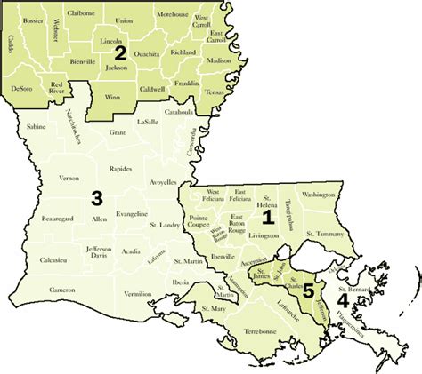Louisiana Circuit Court Map Hiking In Map