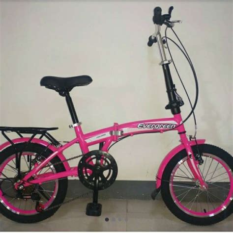 Promo Evergreen Speed Sepeda Lipat Folding Bike Inch Silver Diskon Di Seller Welvin