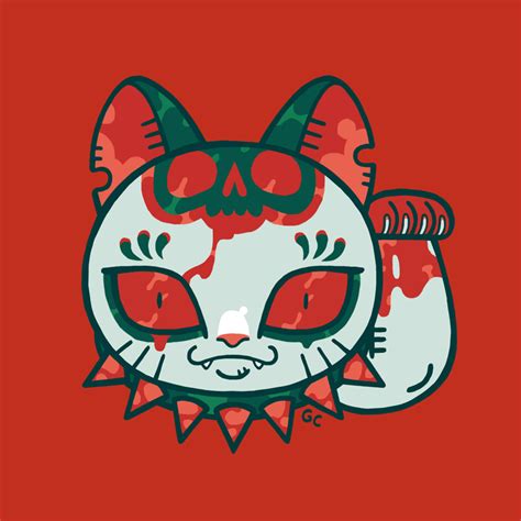 Unlucky Cat By Genicecream Артбуки Иллюстрации арт Психоделические
