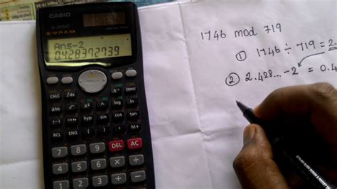 How do you solve modulus problems? Mod calculation using casio - fx991 MS - YouTube