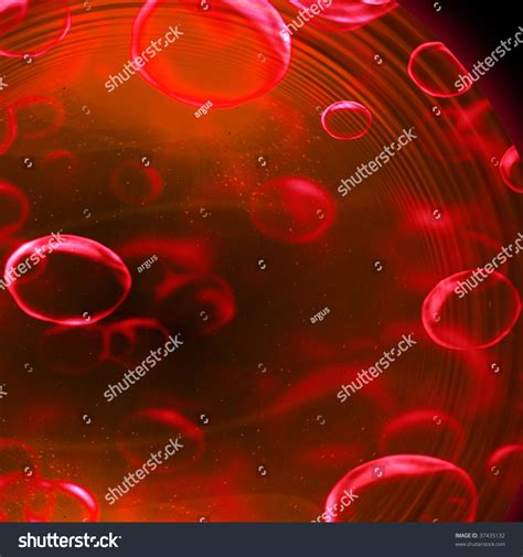 Red Blood Cells Seen Through Microscope Stock Illustration 37435132