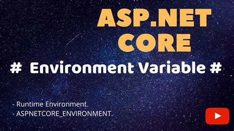 Part Asp Net Core Environment Variable Youtube