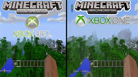 Minecraft Xbox One Edition Vs Xbox 360 Screenshot Comparison Ps3