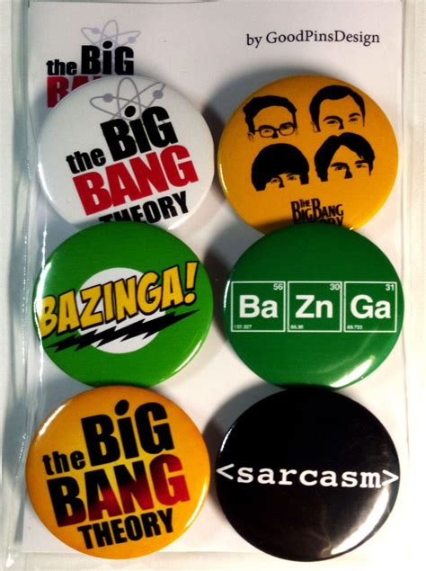 The Big Bang Theory Pins Fridge Magnets Tbbt Badges Tbbt Pinback