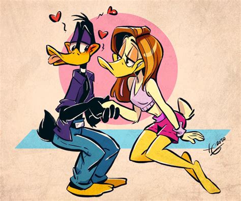 Commission Ducks In Love By JuneDuck On DeviantArt Looney Tunes Cartoons Disney Cartoons
