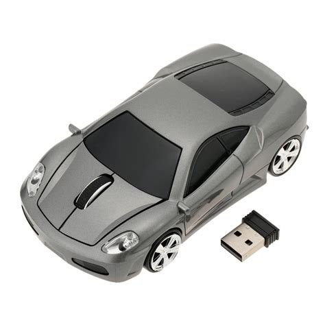 Wireless Racing Car Shaped Optical Usb Mousemice 3d 3 Buttons 1000 Dpi
