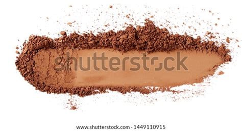 Face Powder Stroke Isolated On White Stock Photo 1449110915 Shutterstock