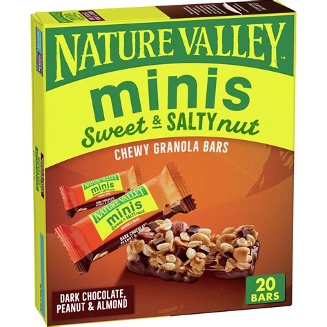 Nature Valley Mini Granola Bars Dark Chocolate Peanut Almond 20 Ct